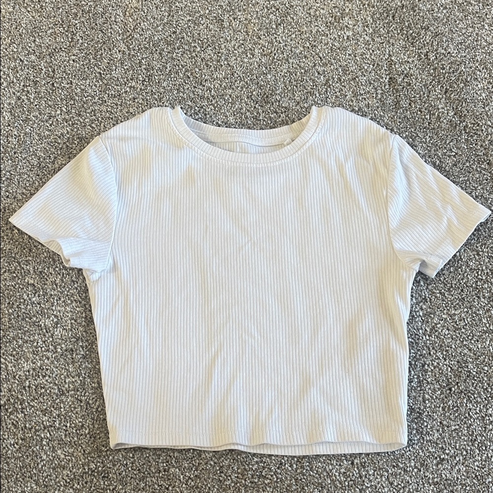 Classic White Crop Top